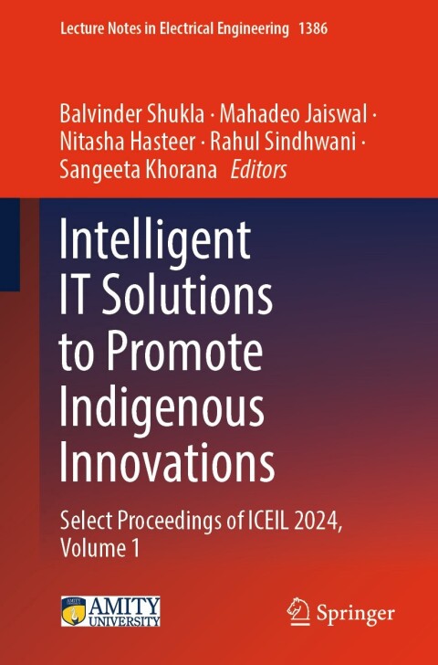 Cover image for book Intelligent IT Solutions to Promote Indigenous Innovations