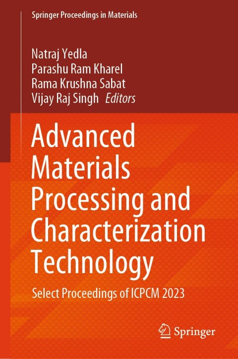 Cover image for book Advanced Materials Processing and Characterization Technology