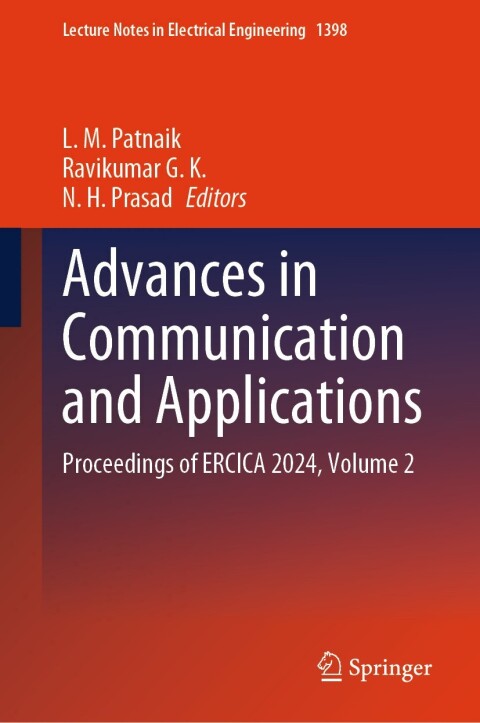 Cover image for book Advances in Communication and Applications