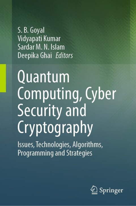 Cover image for book Quantum Computing, Cyber Security and Cryptography