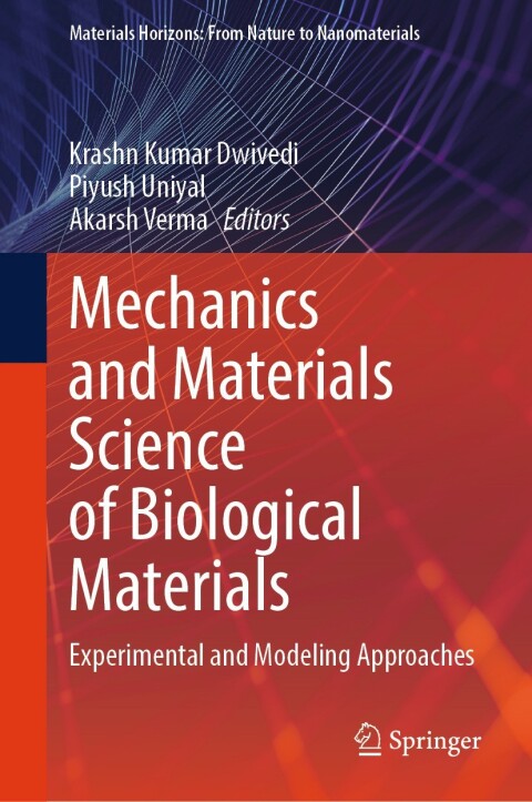 Cover image for book Mechanics and Materials Science of Biological Materials
