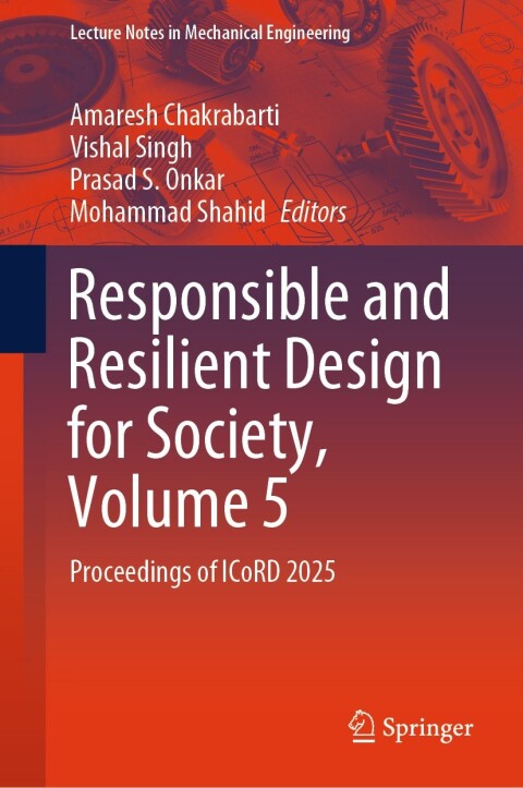 Cover image for book Responsible and Resilient Design for Society, Volume 5