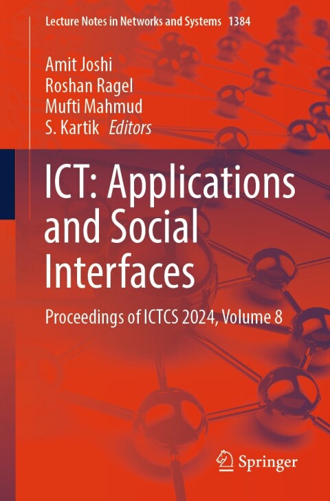Cover image for book ICT: Applications and Social Interfaces