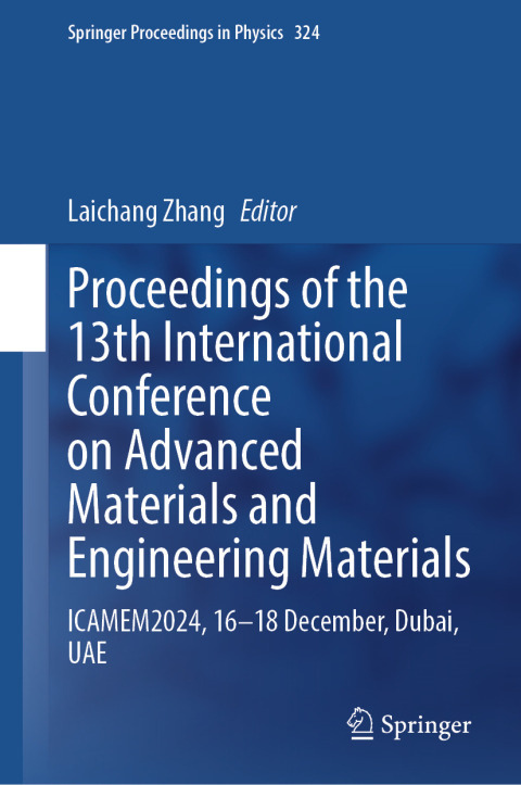 Cover image for book Proceedings of the 13th International Conference on Advanced Materials and Engineering Materials
