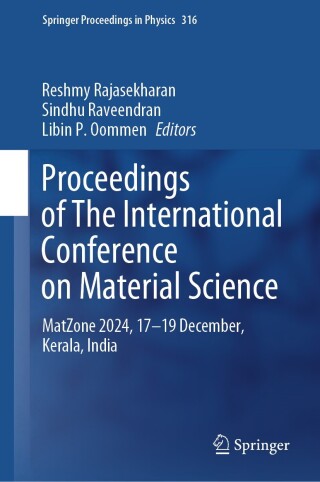 Proceedings of The International Conference on Material Science