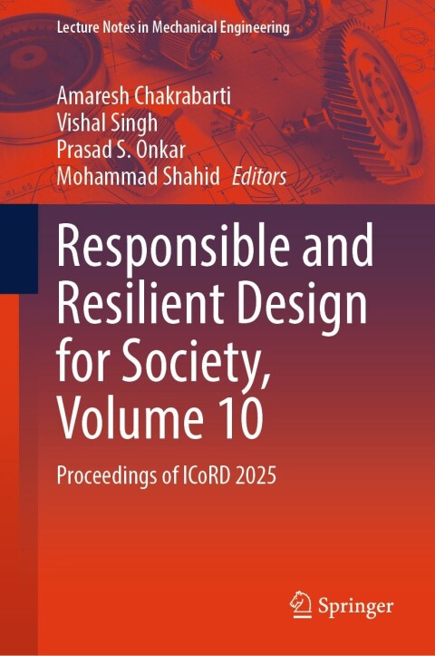Cover image for book Responsible and Resilient Design for Society, Volume 10