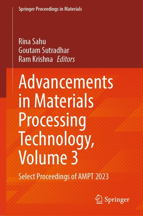 Cover image for book Advancements in Materials Processing Technology, Volume 3