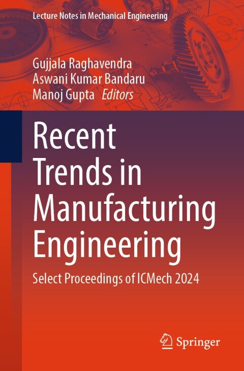 Cover image for book Recent Trends in Manufacturing Engineering