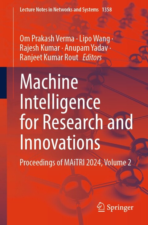 Cover image for book Machine Intelligence for Research and Innovations