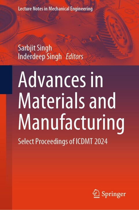 Cover image for book Advances in Materials and Manufacturing