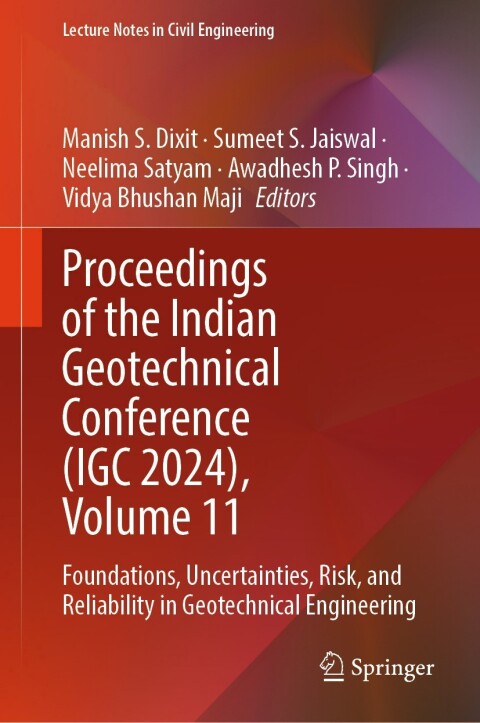 Cover image for book Proceedings of the Indian Geotechnical Conference (IGC 2024), Volume 11