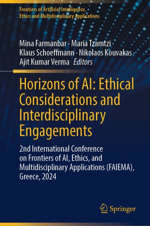 Cover image for book Horizons of AI: Ethical Considerations and Interdisciplinary Engagements