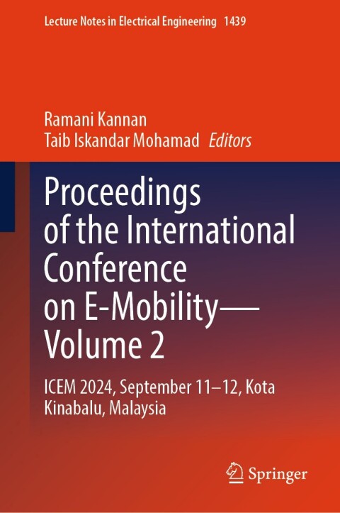 Cover image for book Proceedings of the International Conference on E-Mobility—Volume 2