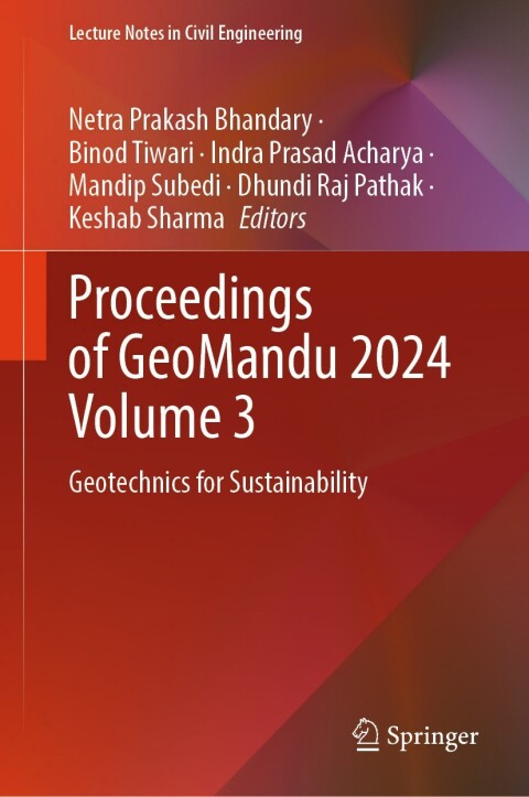 Cover image for book Proceedings of GeoMandu 2024 Volume 3