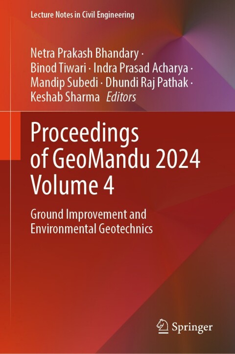 Cover image for book Proceedings of GeoMandu 2024 Volume 4