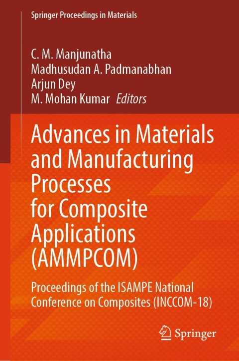 Cover image for book Advances in Materials and Manufacturing Processes for Composite Applications (AMMPCOM)