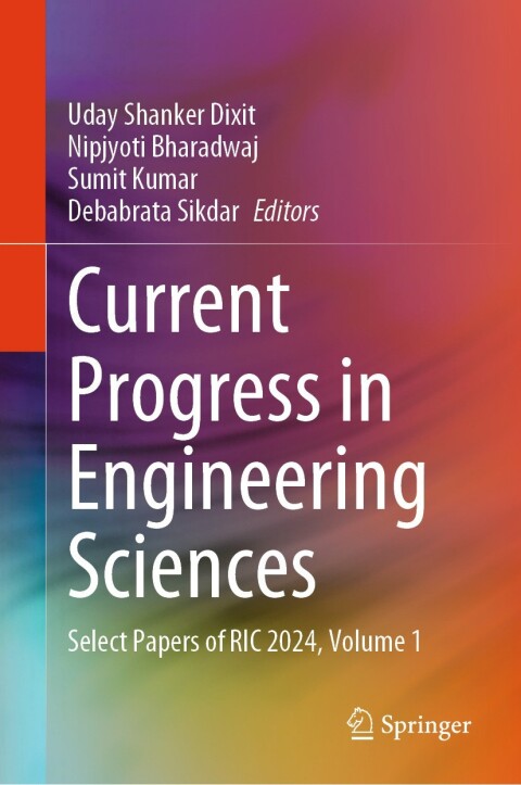 Cover image for book Current Progress in Engineering Sciences