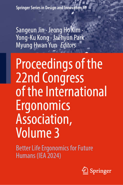 Cover image for book Proceedings of the 22nd Congress of the International Ergonomics Association, Volume 3
