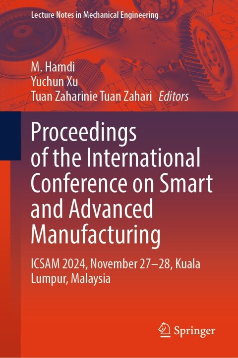 Cover image for book Proceedings of the International Conference on Smart and Advanced Manufacturing