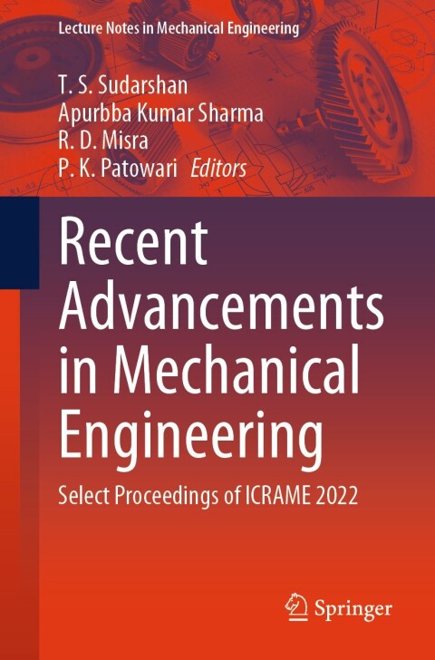 Cover image for book Recent Advancements in Mechanical Engineering