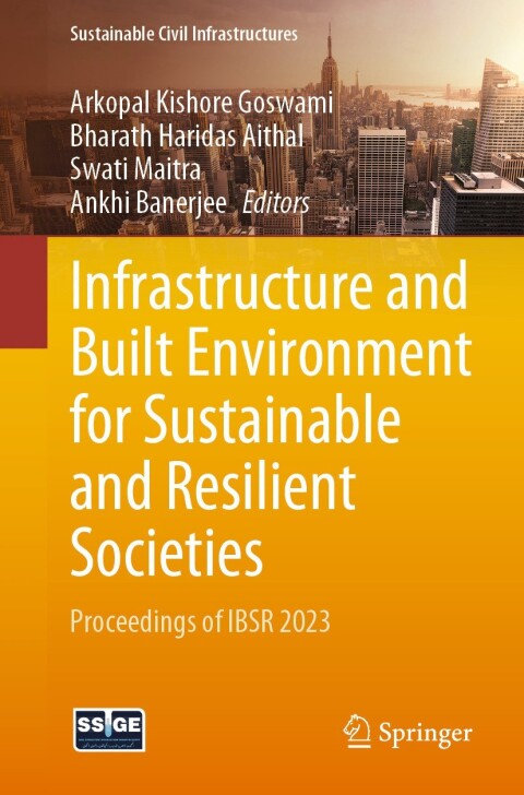 Cover image for book Infrastructure and Built Environment for Sustainable and Resilient Societies