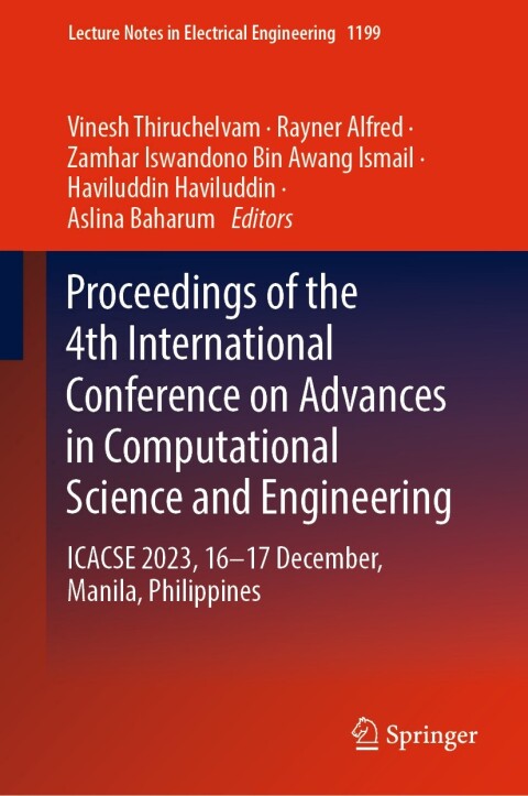 Cover image for book Proceedings of the 4th International Conference on Advances in Computational Science and Engineering