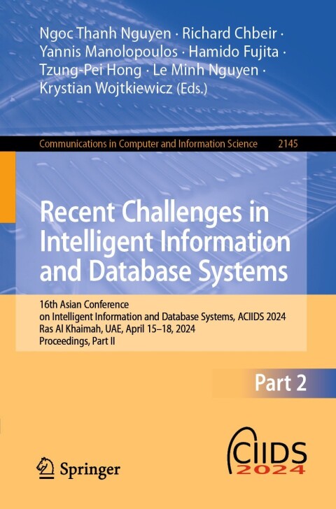 Cover image for book Recent Challenges in Intelligent Information and Database Systems