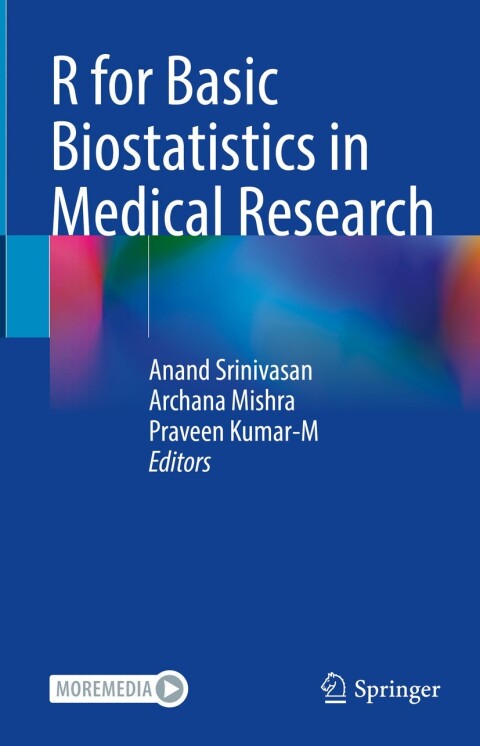 Cover image for book R for Basic Biostatistics in Medical Research