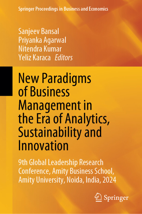 Cover image for book New Paradigms of Business Management in the Era of Analytics, Sustainability and Innovation