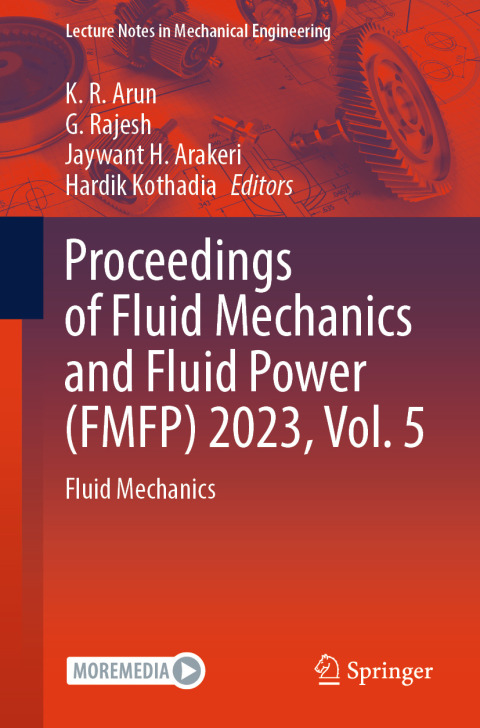 Cover image for book Proceedings of Fluid Mechanics and Fluid Power (FMFP) 2023, Vol. 5