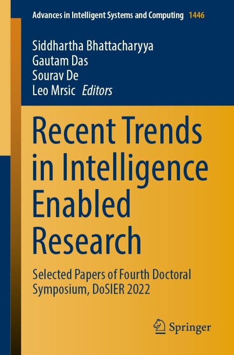 Cover image for book Recent Trends in Intelligence Enabled Research