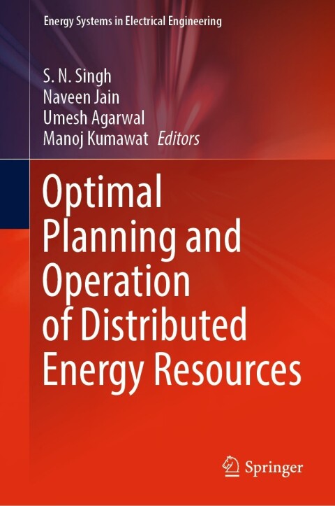 Cover image for book Optimal Planning and Operation of Distributed Energy Resources