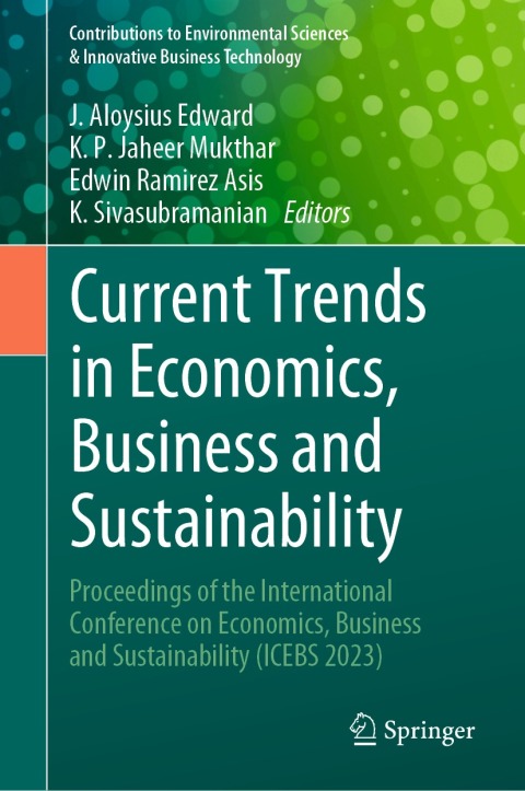 Cover image for book Current Trends in Economics, Business and Sustainability