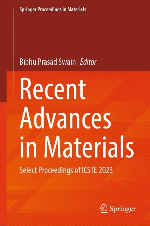 Cover image for book Recent Advances in Materials