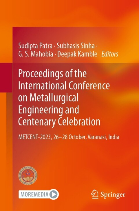 Cover image for book Proceedings of the International Conference on Metallurgical Engineering and Centenary Celebration