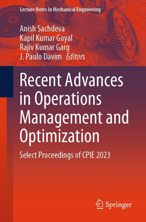 Cover image for book Recent Advances in Operations Management and Optimization