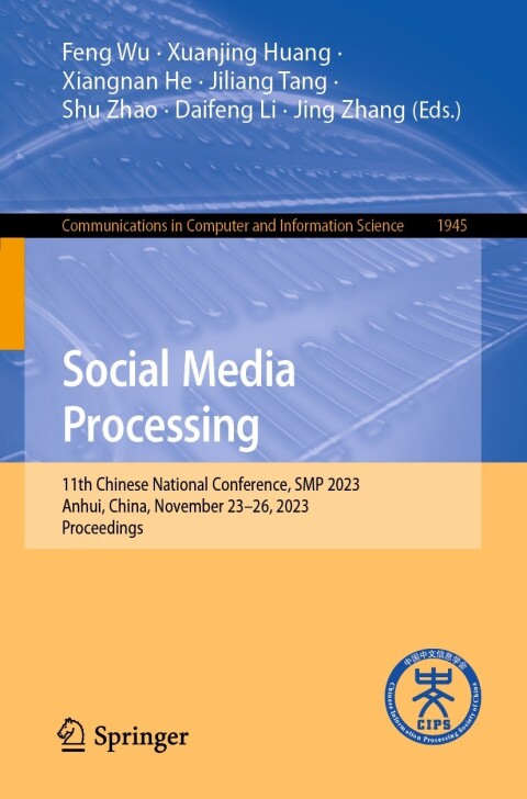 Cover image for book Social Media Processing