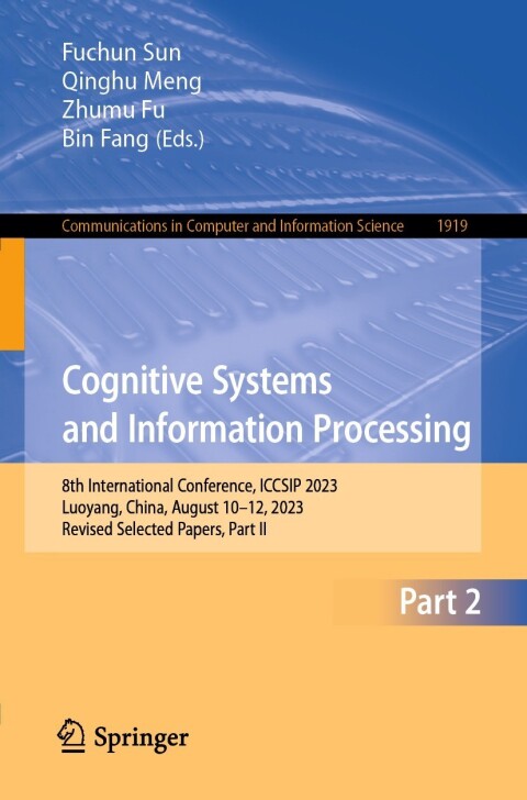 Cover image for book Cognitive Systems and Information Processing