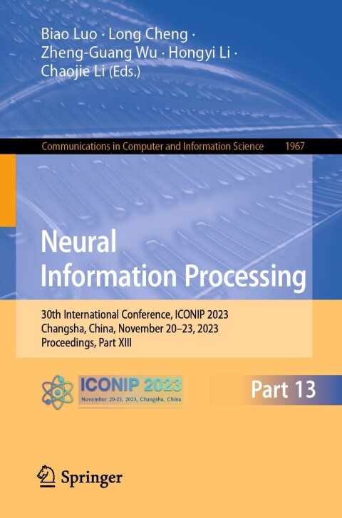 Cover image for book Neural Information Processing