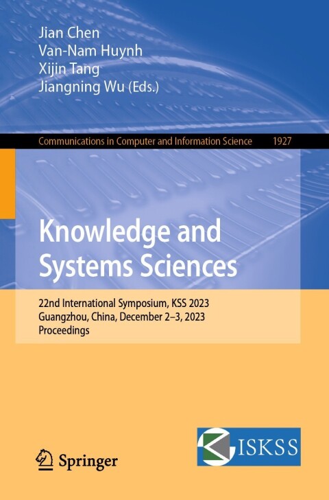 Cover image for book Knowledge and Systems Sciences