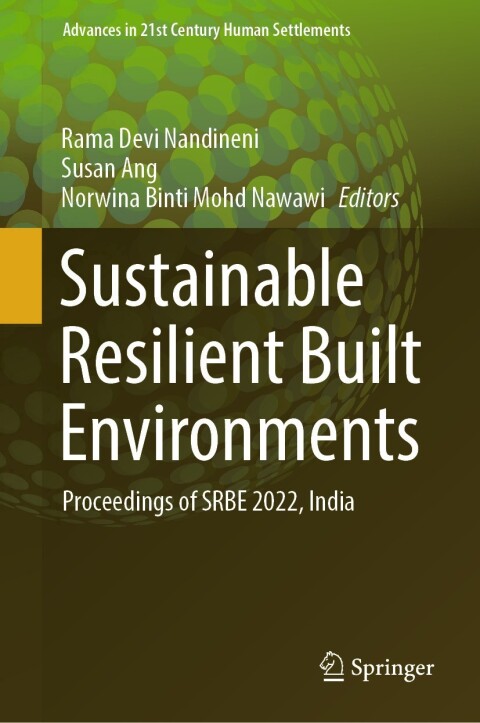 Cover image for book Sustainable Resilient Built Environments
