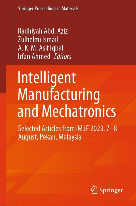 Cover image for book Intelligent Manufacturing and Mechatronics