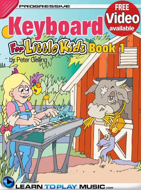 Cover image for book Keyboard Lessons for Kids - Book 1