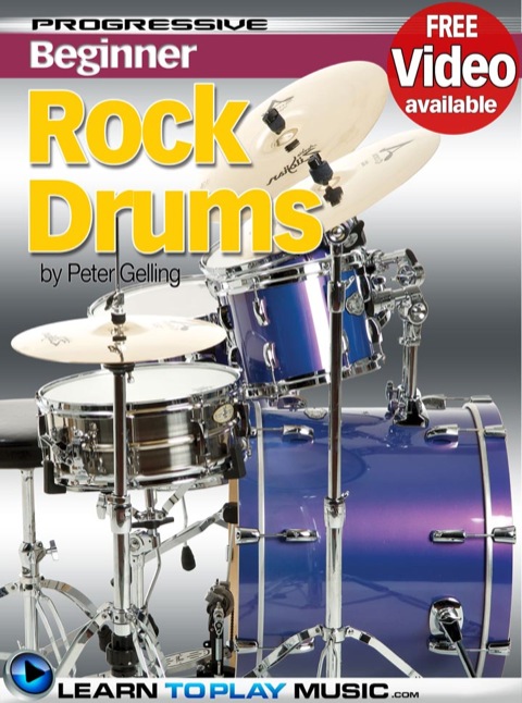 Cover image for book Rock Drum Lessons for Beginners