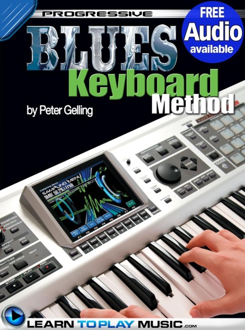 Cover image for book Blues Keyboard Lessons for Beginners