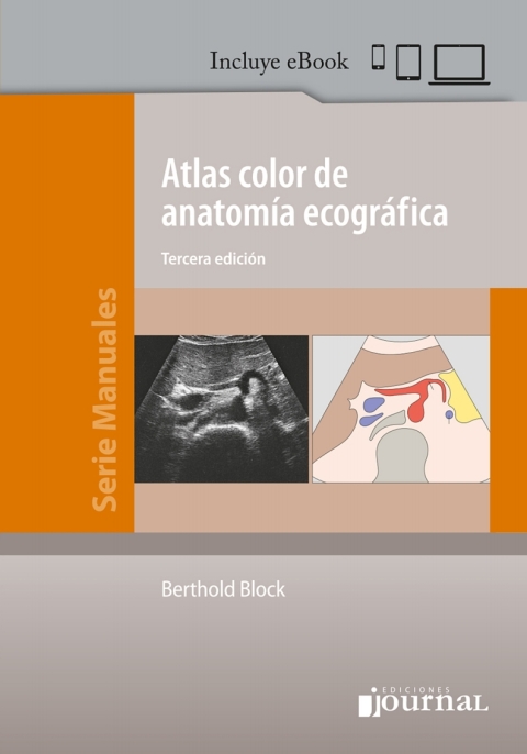 Cover image for book &nbsp;Atlas color de anatomía ecográfica