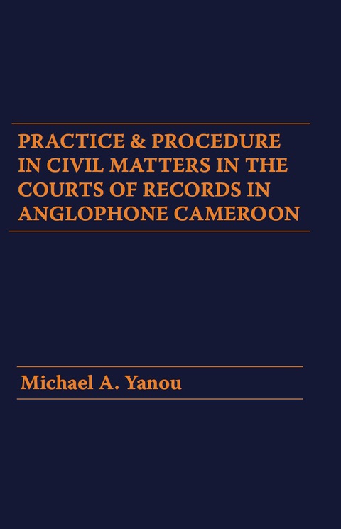 Cover image for book Yanou: Practice and Procedure in Civil Matters