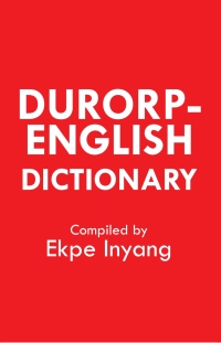 Titelbild: Durorp-English Dictionary 9789956790944