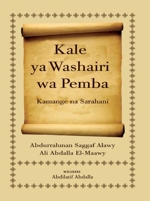 Cover image for book Kale ya Washairi wa Pemba: Kamange na Sa