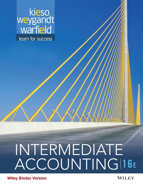Cover image for book Intermediate Accounting, 16e WileyPLUS Multi-term